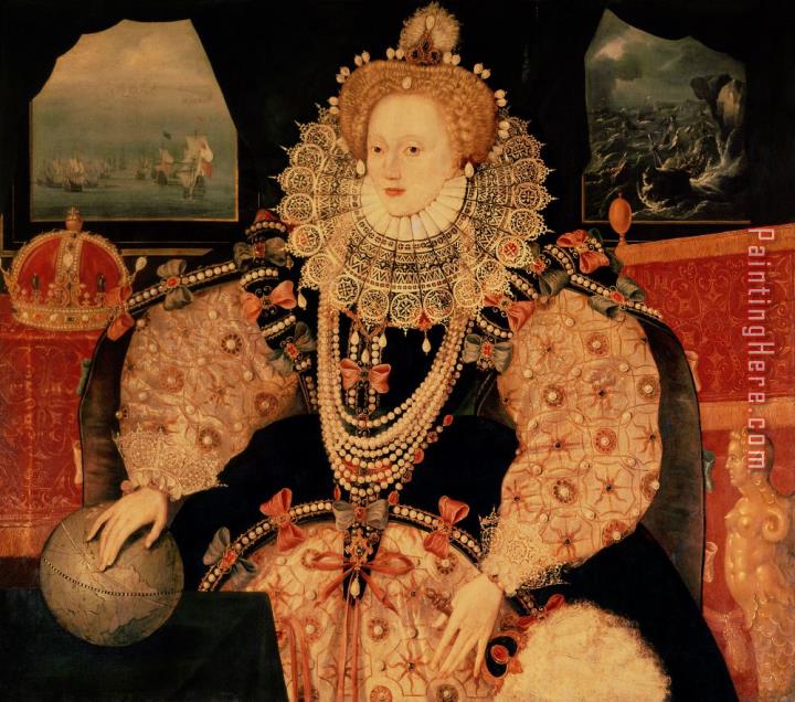 English School Elizabeth I Armada portrait